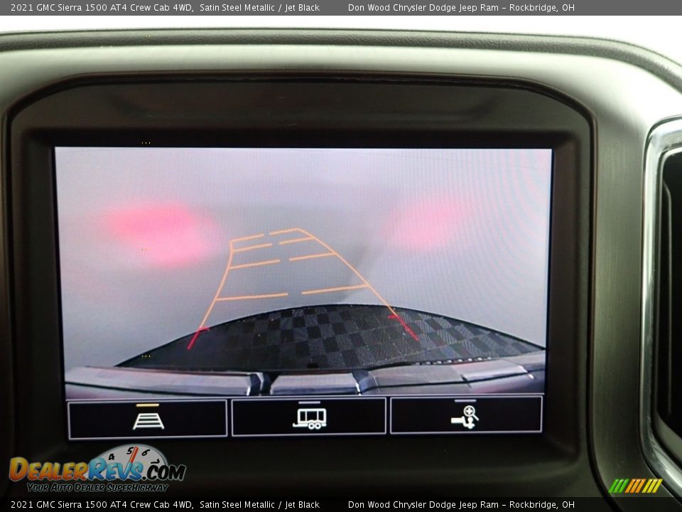 2021 GMC Sierra 1500 AT4 Crew Cab 4WD Satin Steel Metallic / Jet Black Photo #4