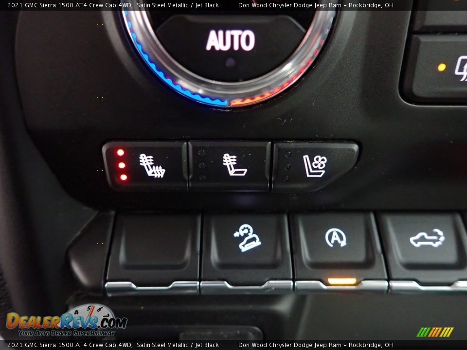 2021 GMC Sierra 1500 AT4 Crew Cab 4WD Satin Steel Metallic / Jet Black Photo #6