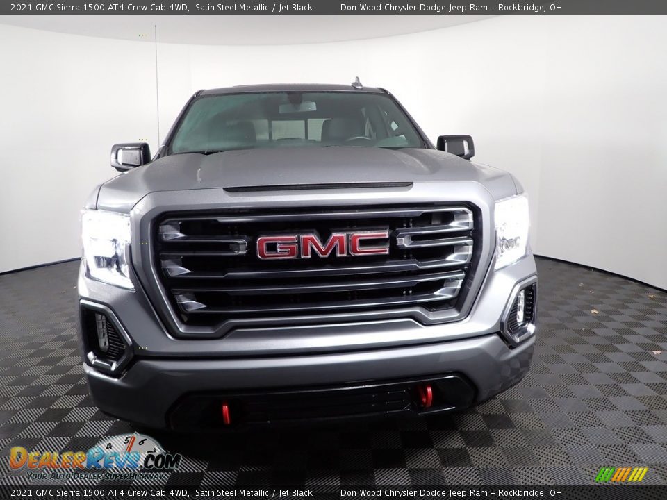 2021 GMC Sierra 1500 AT4 Crew Cab 4WD Satin Steel Metallic / Jet Black Photo #7
