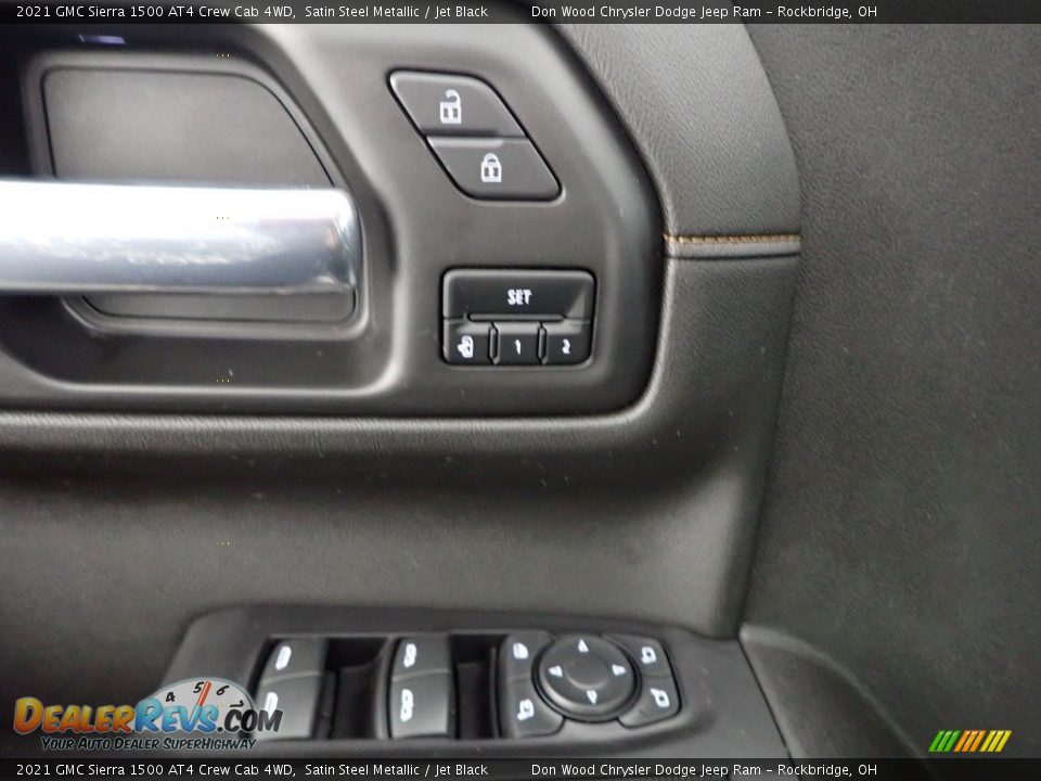 2021 GMC Sierra 1500 AT4 Crew Cab 4WD Satin Steel Metallic / Jet Black Photo #15