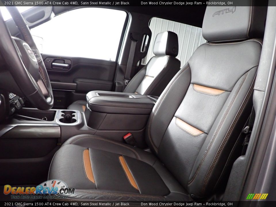 2021 GMC Sierra 1500 AT4 Crew Cab 4WD Satin Steel Metallic / Jet Black Photo #17