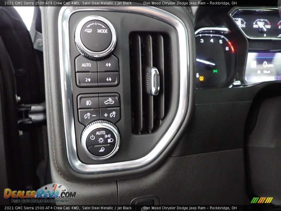 2021 GMC Sierra 1500 AT4 Crew Cab 4WD Satin Steel Metallic / Jet Black Photo #18