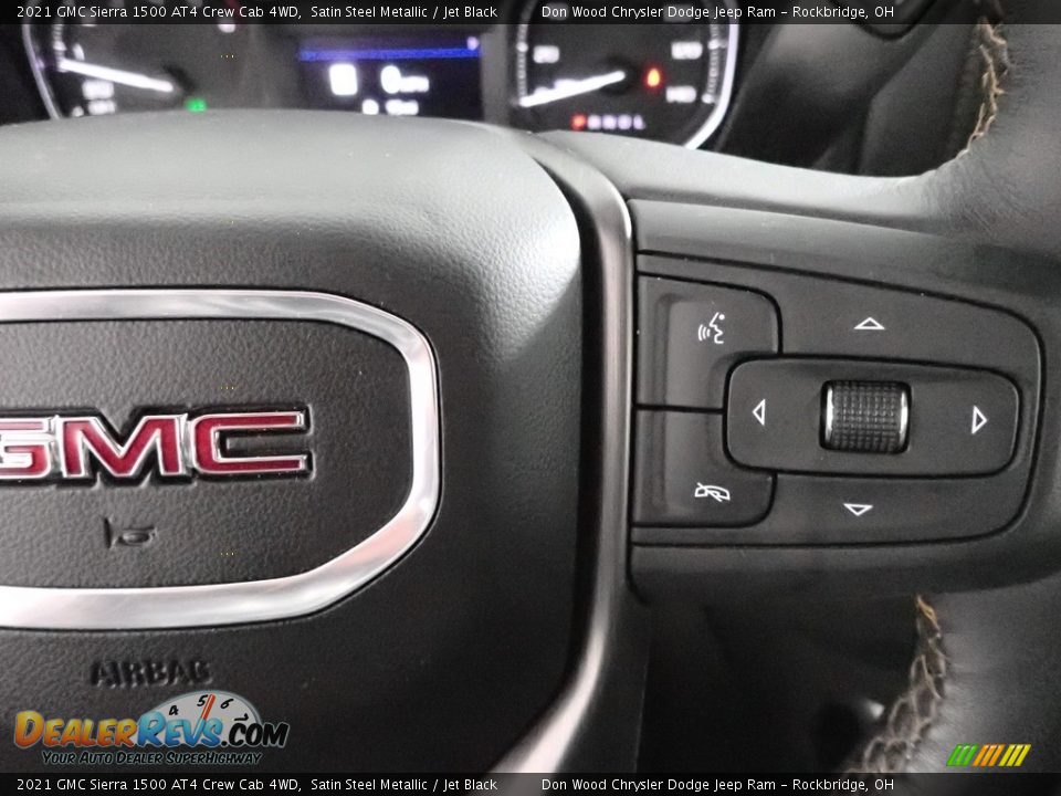 2021 GMC Sierra 1500 AT4 Crew Cab 4WD Satin Steel Metallic / Jet Black Photo #20