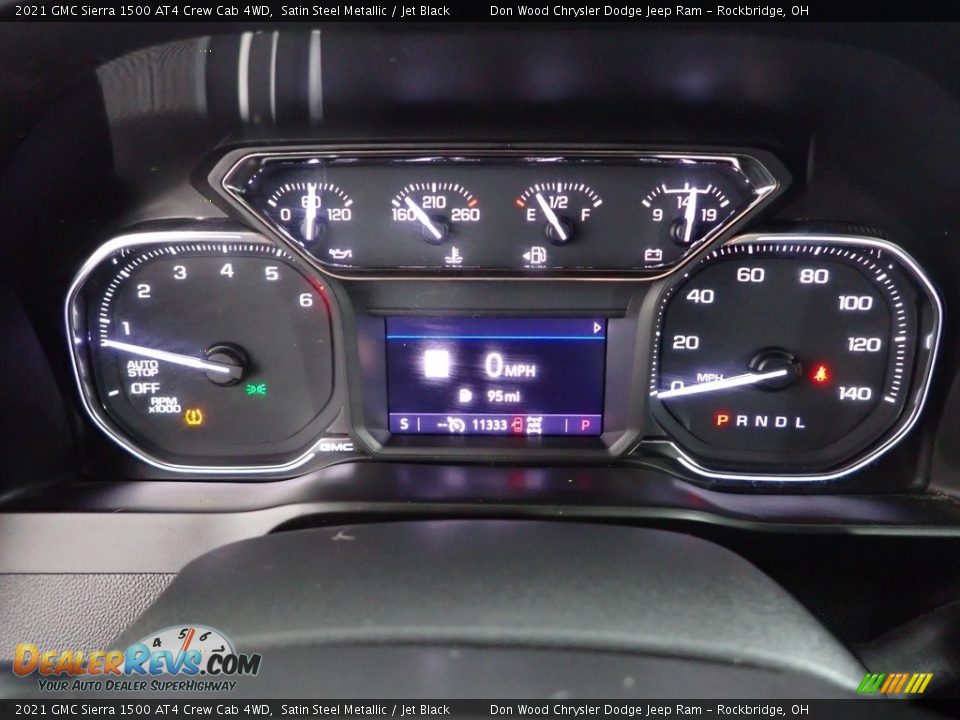 2021 GMC Sierra 1500 AT4 Crew Cab 4WD Satin Steel Metallic / Jet Black Photo #21