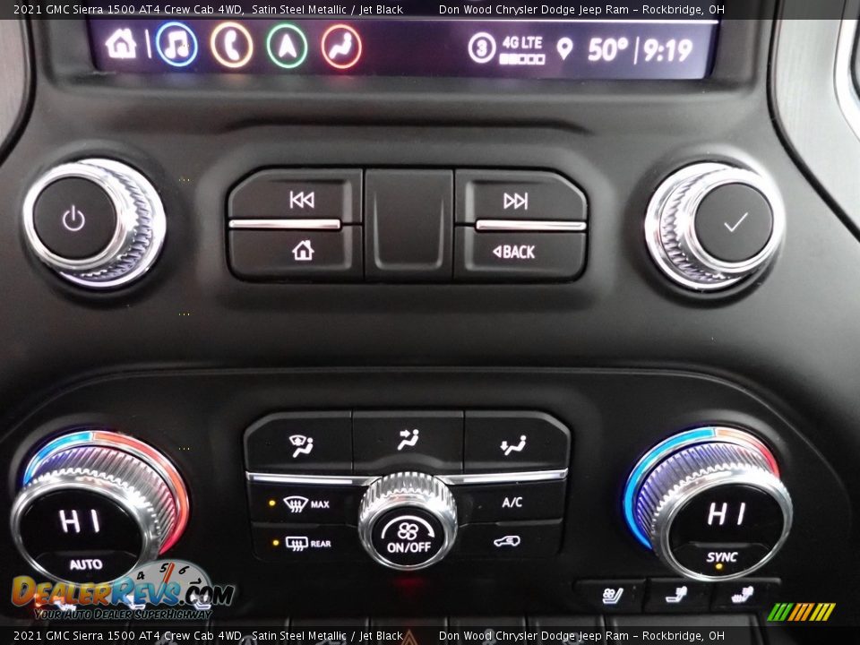 2021 GMC Sierra 1500 AT4 Crew Cab 4WD Satin Steel Metallic / Jet Black Photo #22