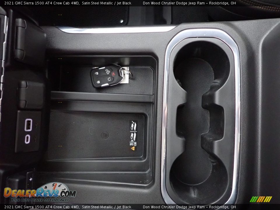 2021 GMC Sierra 1500 AT4 Crew Cab 4WD Satin Steel Metallic / Jet Black Photo #24