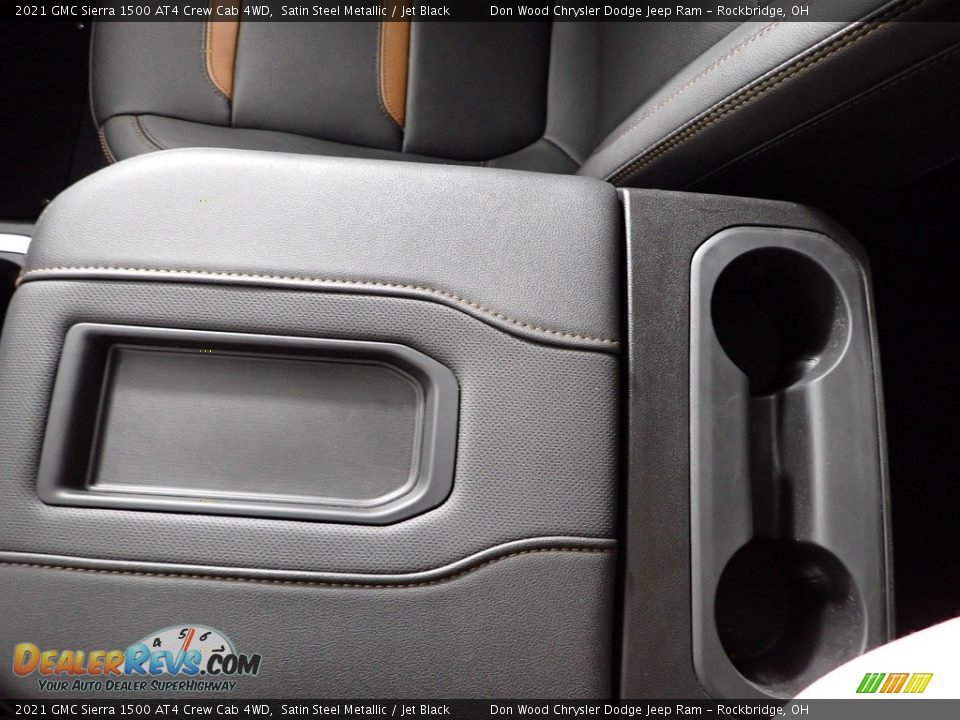 2021 GMC Sierra 1500 AT4 Crew Cab 4WD Satin Steel Metallic / Jet Black Photo #25