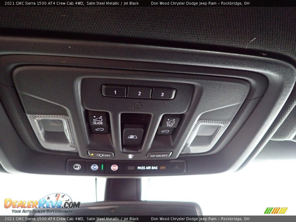 2021 GMC Sierra 1500 AT4 Crew Cab 4WD Satin Steel Metallic / Jet Black Photo #26