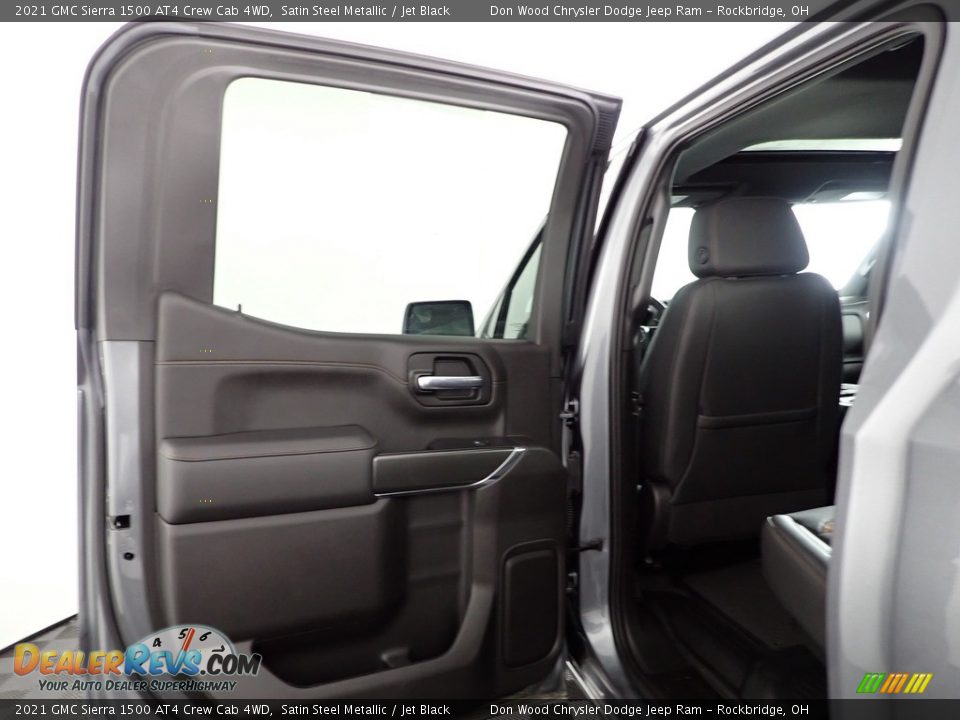 2021 GMC Sierra 1500 AT4 Crew Cab 4WD Satin Steel Metallic / Jet Black Photo #28
