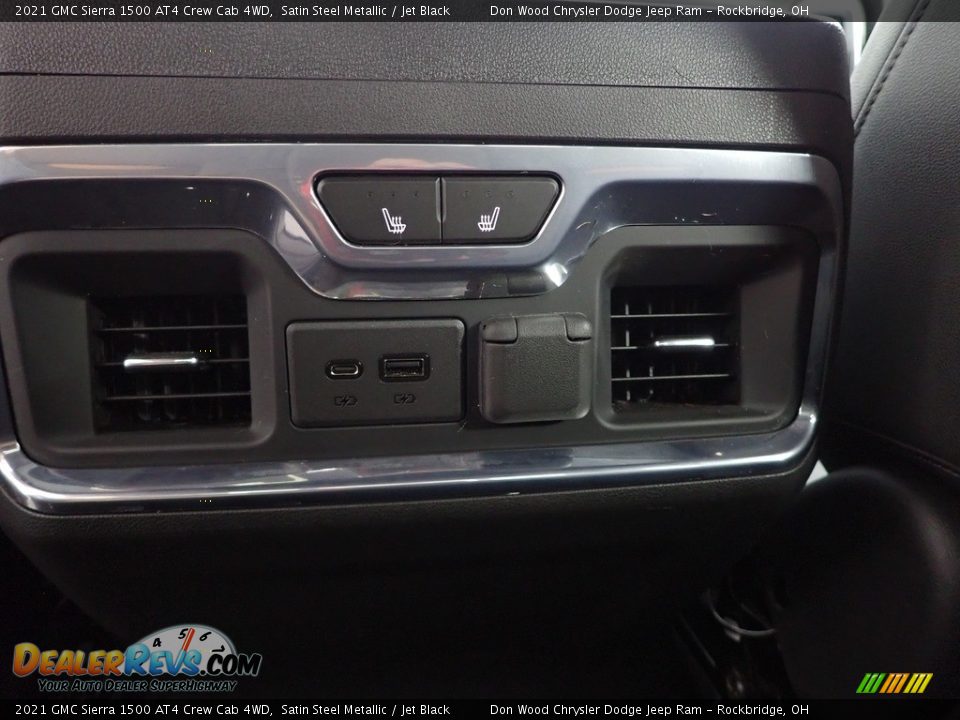 2021 GMC Sierra 1500 AT4 Crew Cab 4WD Satin Steel Metallic / Jet Black Photo #30