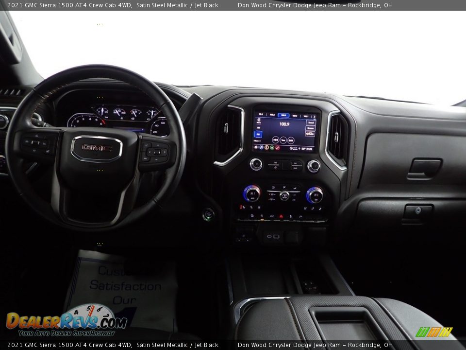 2021 GMC Sierra 1500 AT4 Crew Cab 4WD Satin Steel Metallic / Jet Black Photo #31