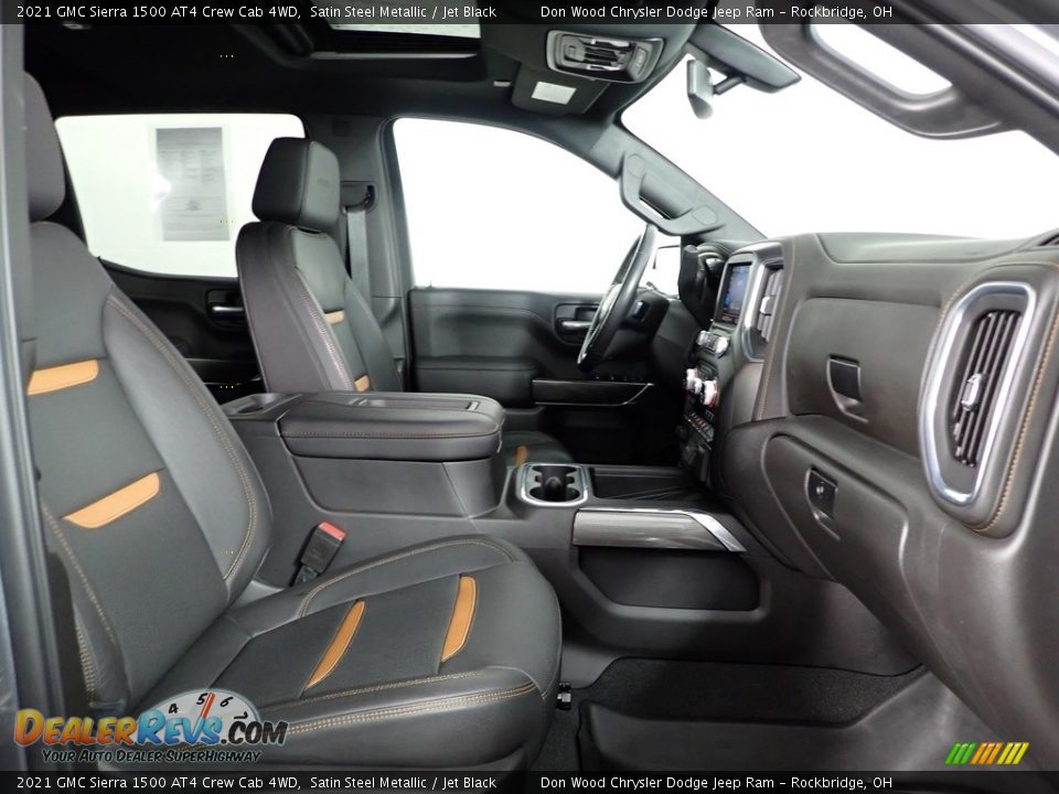 2021 GMC Sierra 1500 AT4 Crew Cab 4WD Satin Steel Metallic / Jet Black Photo #33