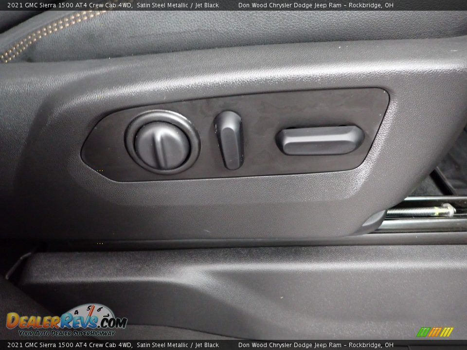 2021 GMC Sierra 1500 AT4 Crew Cab 4WD Satin Steel Metallic / Jet Black Photo #34