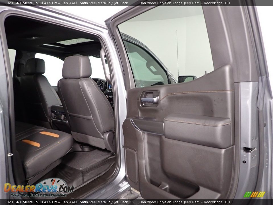 2021 GMC Sierra 1500 AT4 Crew Cab 4WD Satin Steel Metallic / Jet Black Photo #35