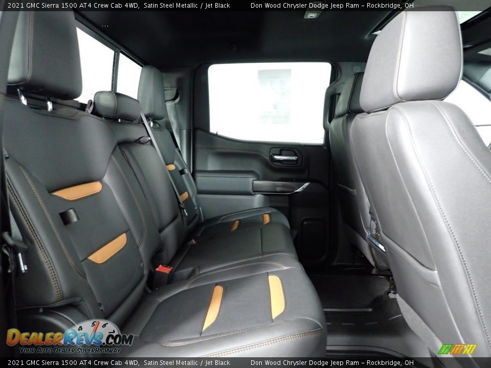 2021 GMC Sierra 1500 AT4 Crew Cab 4WD Satin Steel Metallic / Jet Black Photo #36