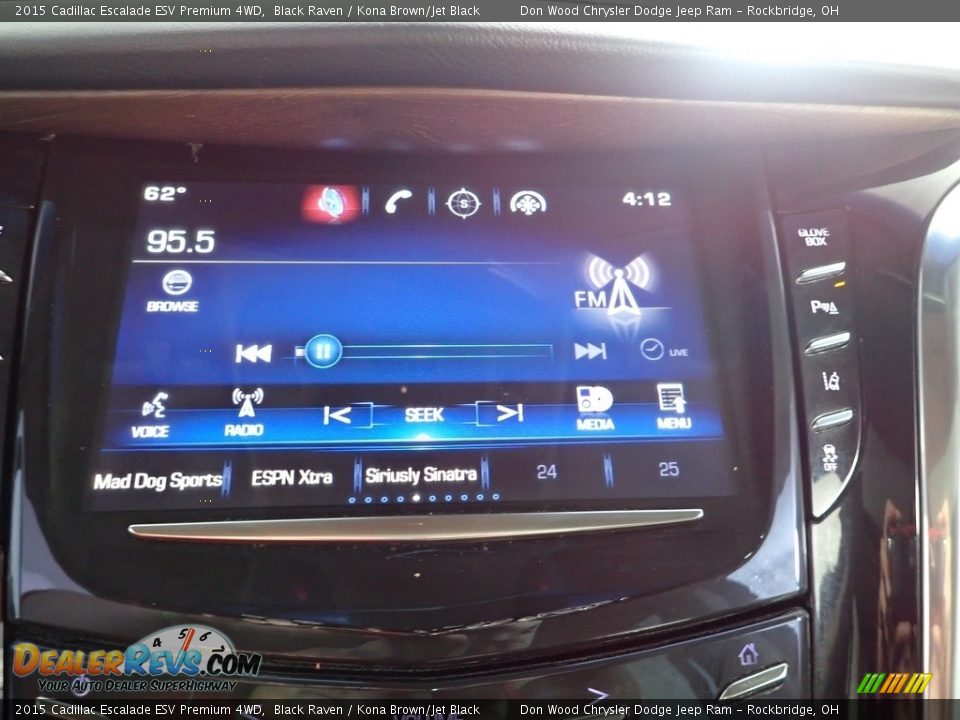 2015 Cadillac Escalade ESV Premium 4WD Black Raven / Kona Brown/Jet Black Photo #2