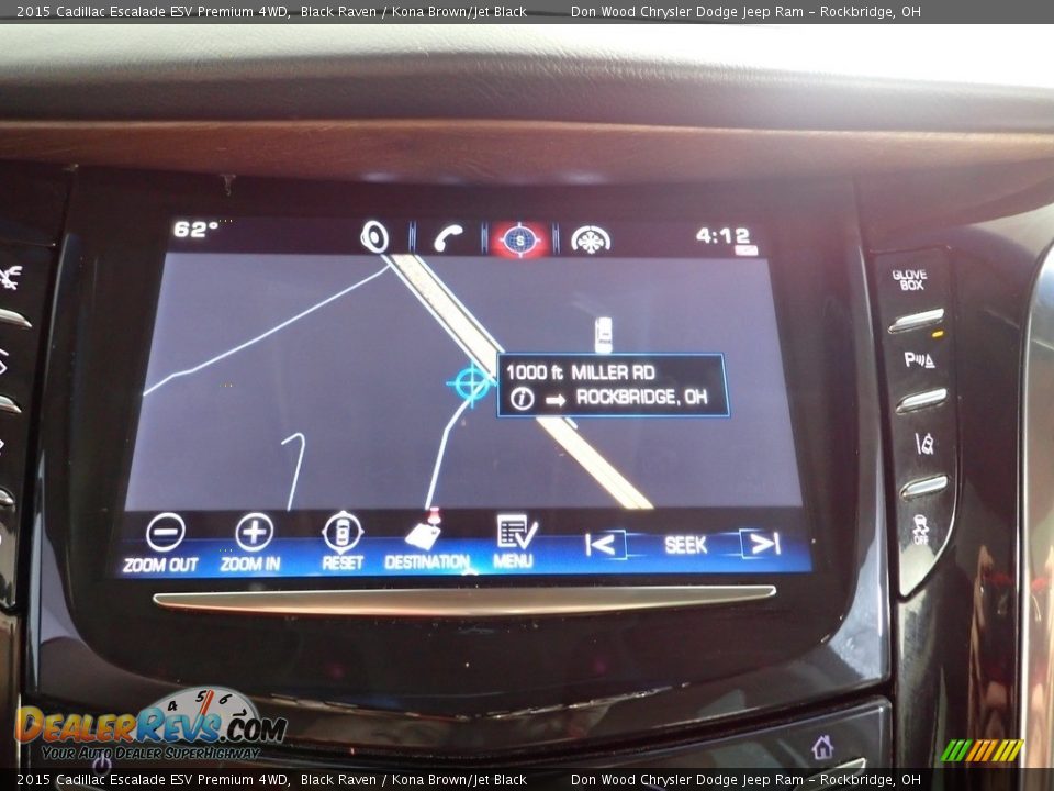 2015 Cadillac Escalade ESV Premium 4WD Black Raven / Kona Brown/Jet Black Photo #3