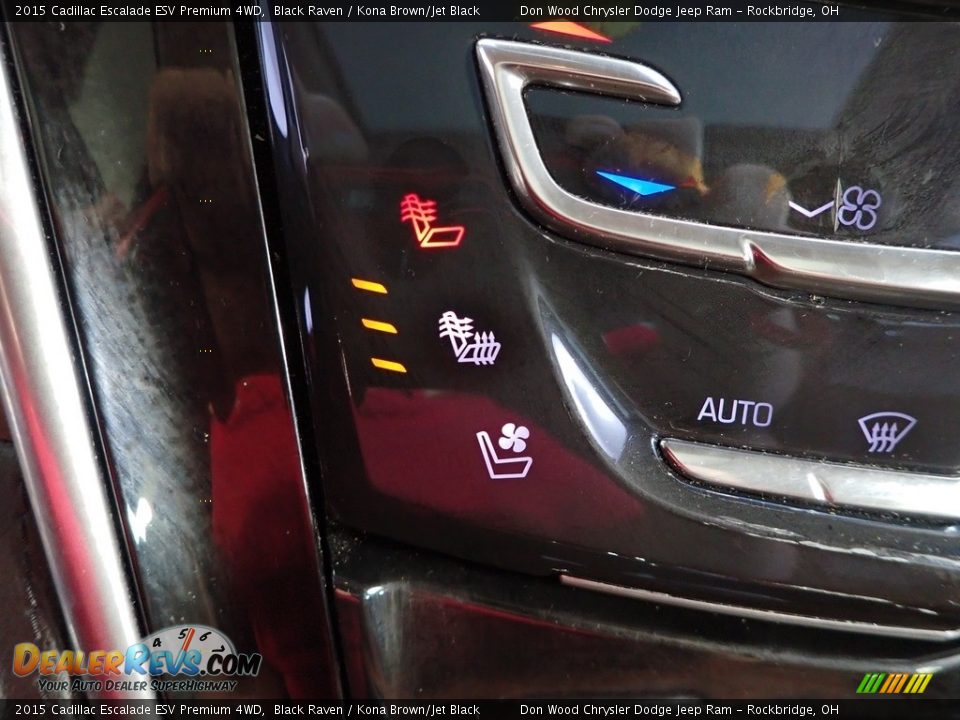 2015 Cadillac Escalade ESV Premium 4WD Black Raven / Kona Brown/Jet Black Photo #5