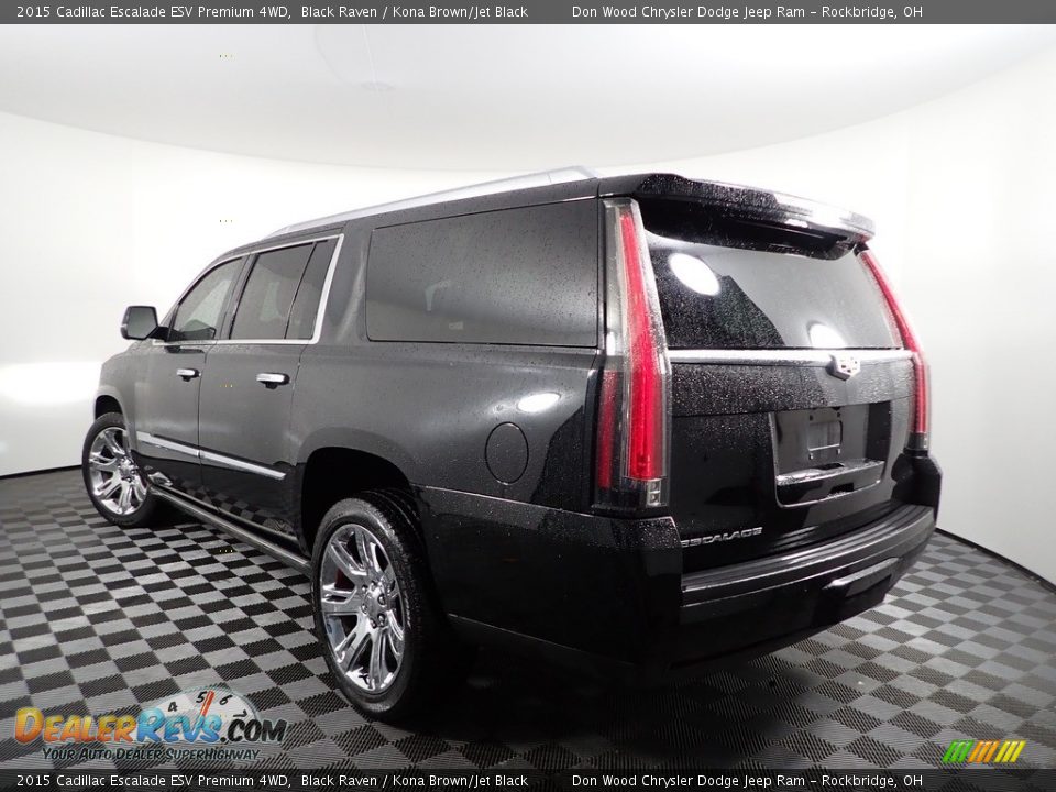 2015 Cadillac Escalade ESV Premium 4WD Black Raven / Kona Brown/Jet Black Photo #10