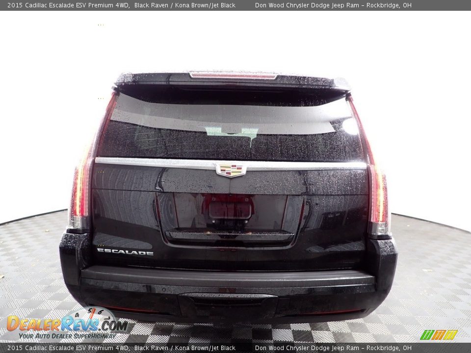 2015 Cadillac Escalade ESV Premium 4WD Black Raven / Kona Brown/Jet Black Photo #11
