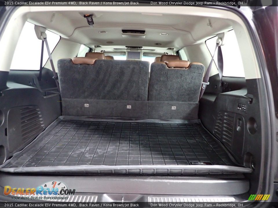 2015 Cadillac Escalade ESV Premium 4WD Black Raven / Kona Brown/Jet Black Photo #13