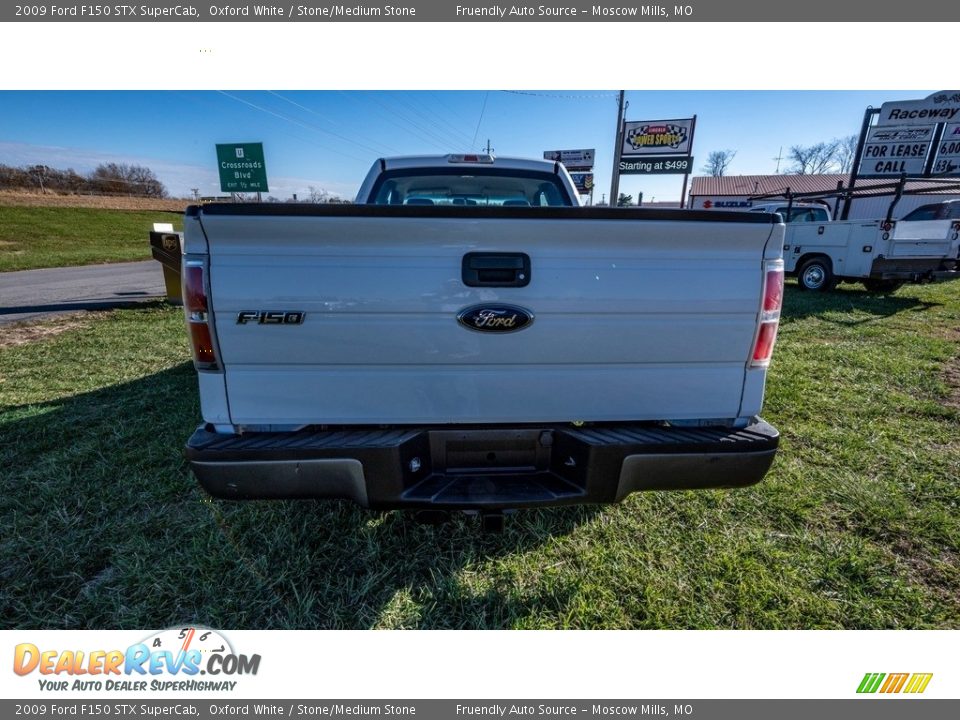 2009 Ford F150 STX SuperCab Oxford White / Stone/Medium Stone Photo #5