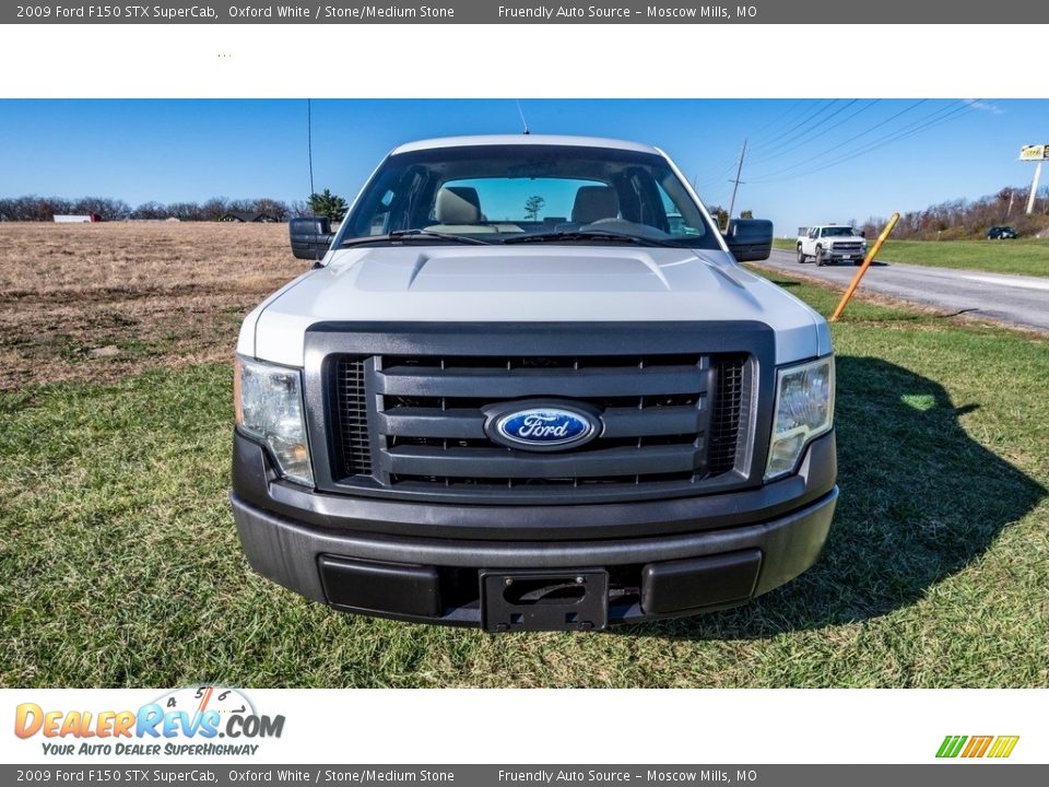 2009 Ford F150 STX SuperCab Oxford White / Stone/Medium Stone Photo #9