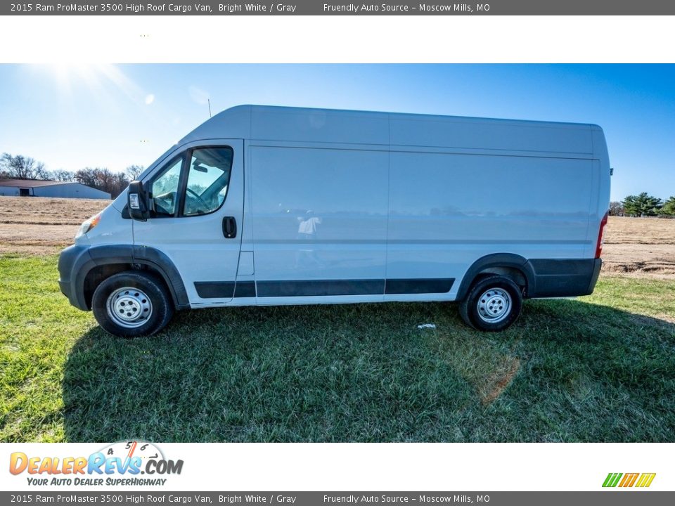 2015 Ram ProMaster 3500 High Roof Cargo Van Bright White / Gray Photo #7