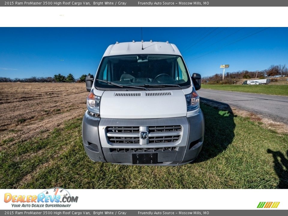 2015 Ram ProMaster 3500 High Roof Cargo Van Bright White / Gray Photo #9