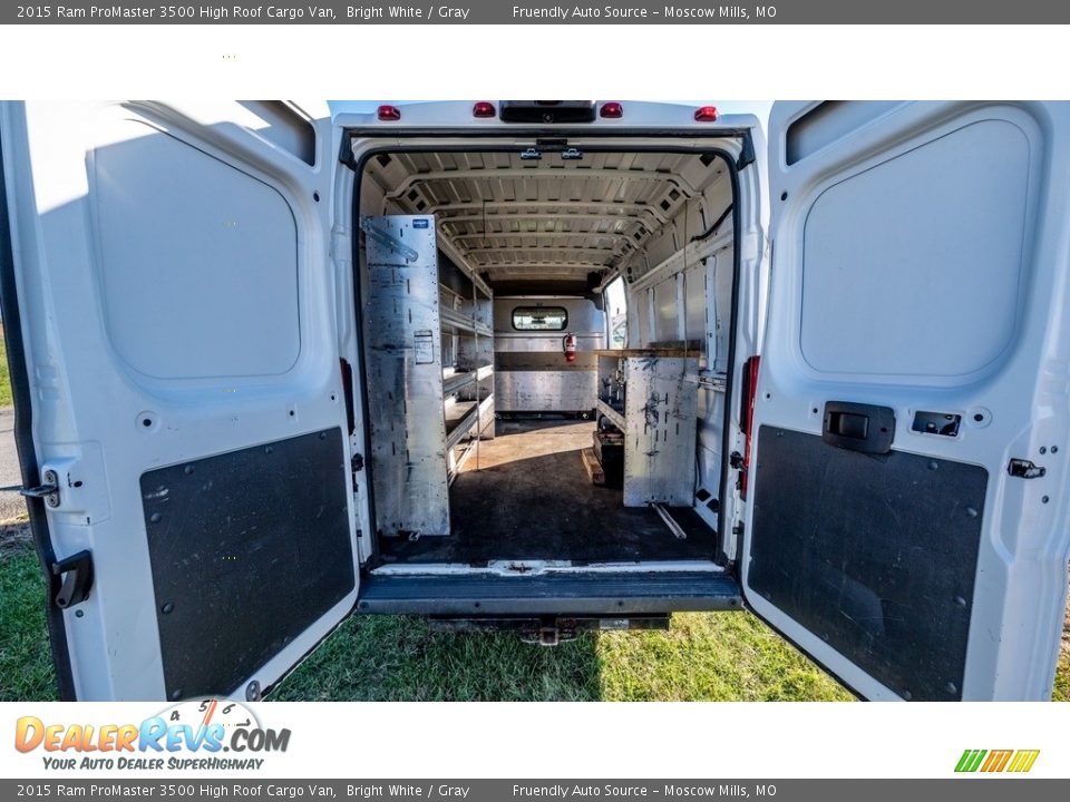 2015 Ram ProMaster 3500 High Roof Cargo Van Bright White / Gray Photo #19