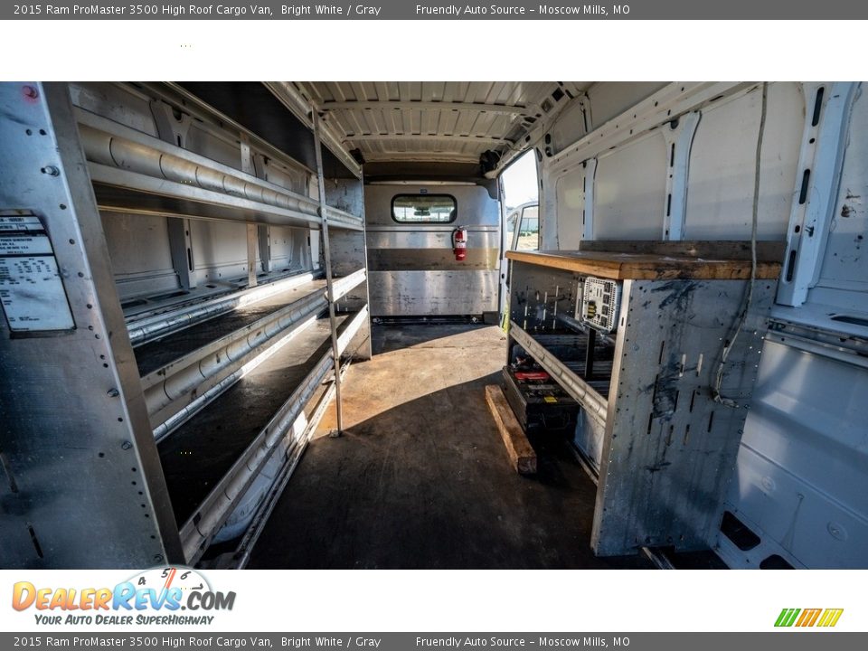 2015 Ram ProMaster 3500 High Roof Cargo Van Bright White / Gray Photo #20