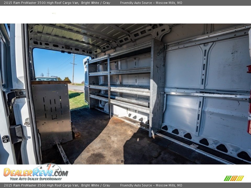 2015 Ram ProMaster 3500 High Roof Cargo Van Bright White / Gray Photo #22