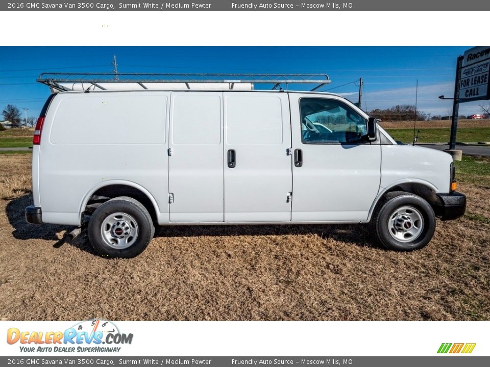 Summit White 2016 GMC Savana Van 3500 Cargo Photo #3