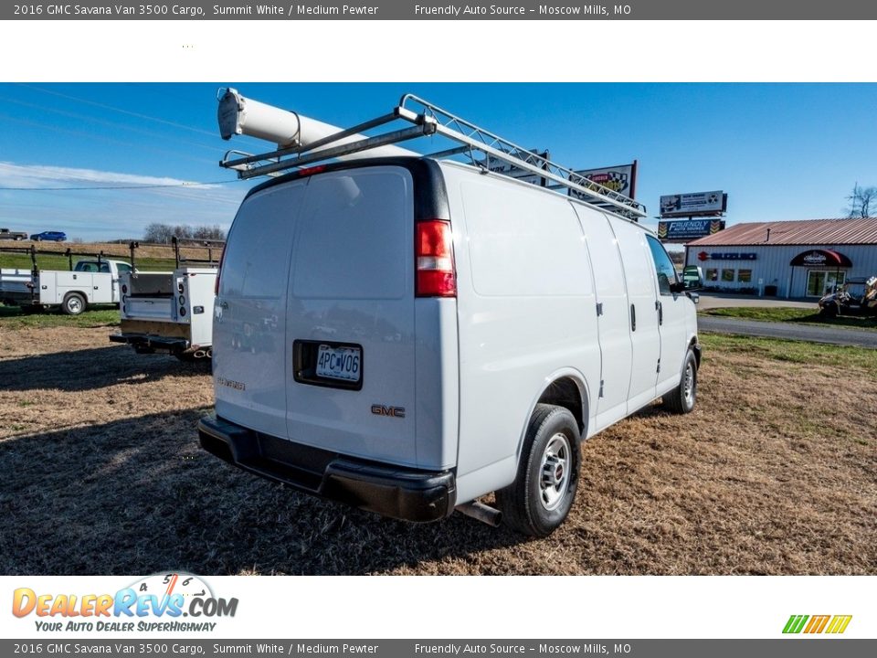 2016 GMC Savana Van 3500 Cargo Summit White / Medium Pewter Photo #4