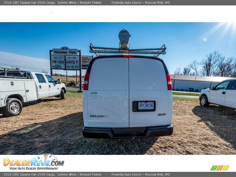 2016 GMC Savana Van 3500 Cargo Summit White / Medium Pewter Photo #5