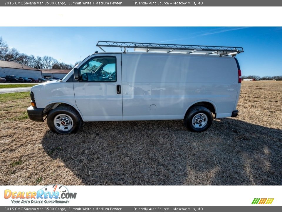 Summit White 2016 GMC Savana Van 3500 Cargo Photo #7