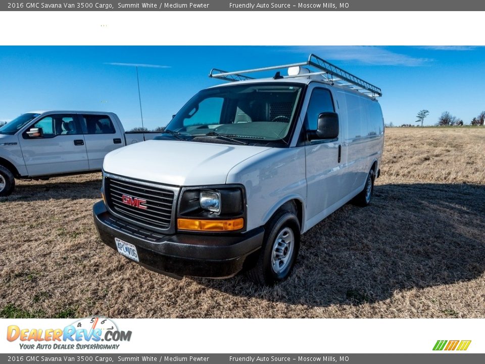 2016 GMC Savana Van 3500 Cargo Summit White / Medium Pewter Photo #8