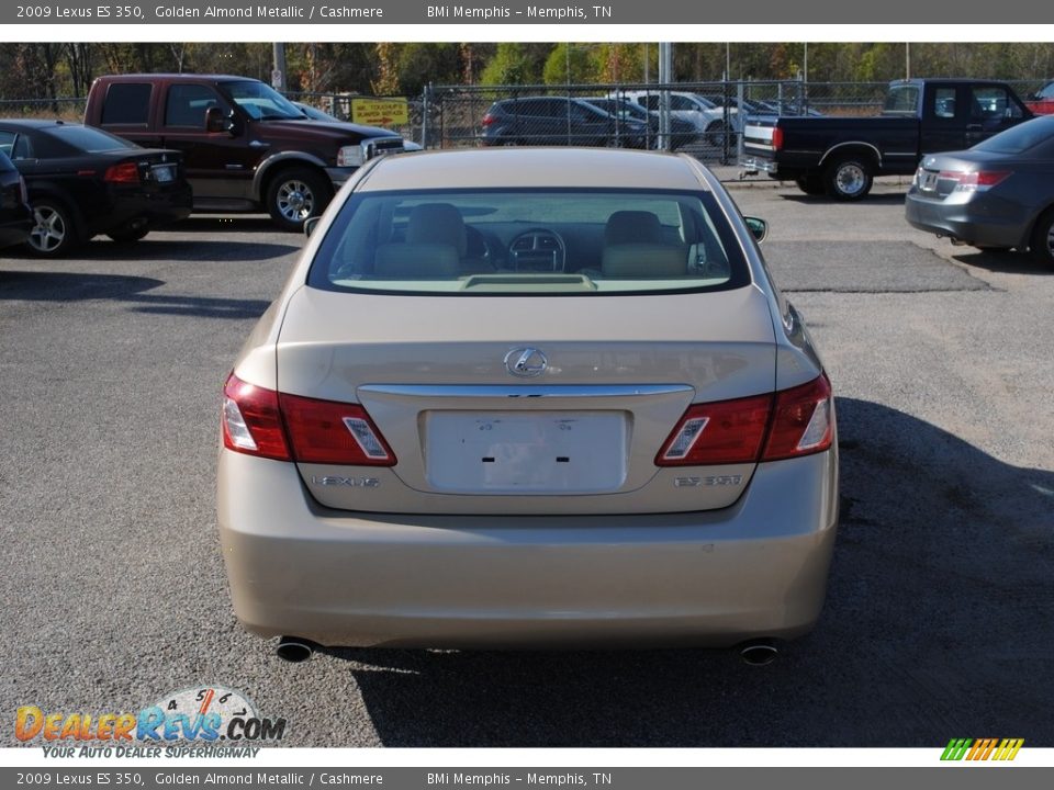 2009 Lexus ES 350 Golden Almond Metallic / Cashmere Photo #5