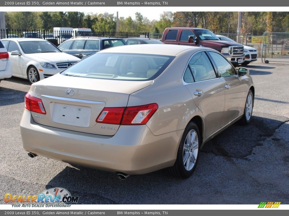 2009 Lexus ES 350 Golden Almond Metallic / Cashmere Photo #6