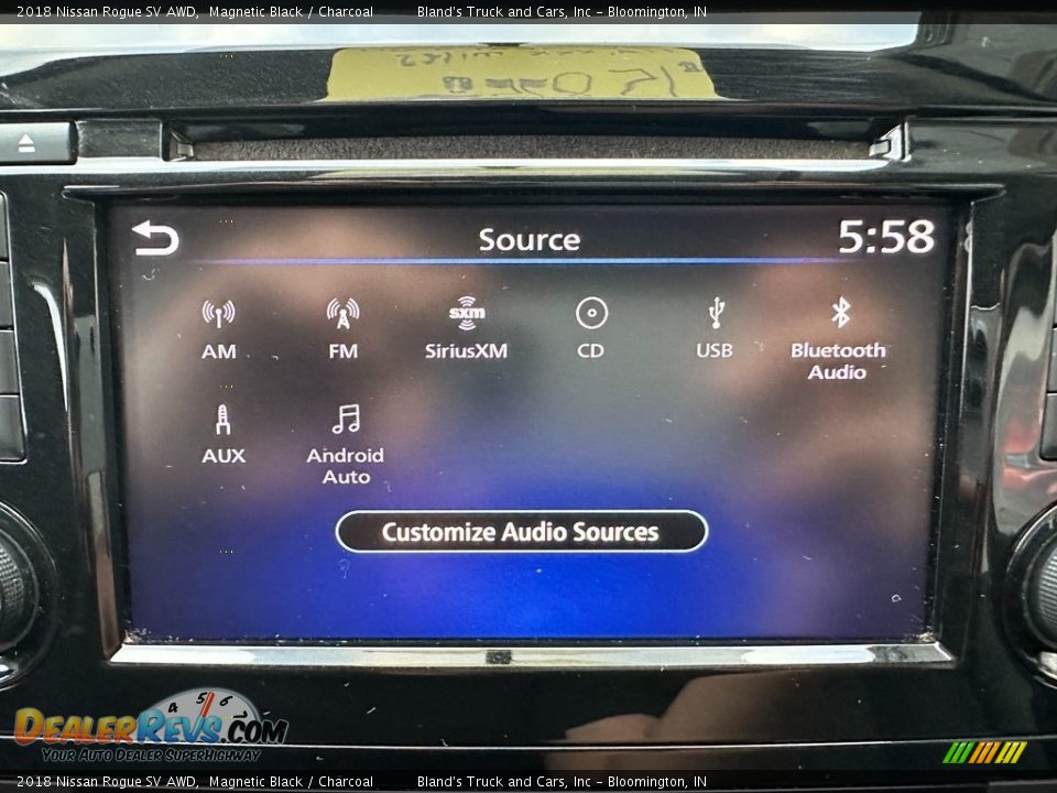 Controls of 2018 Nissan Rogue SV AWD Photo #19