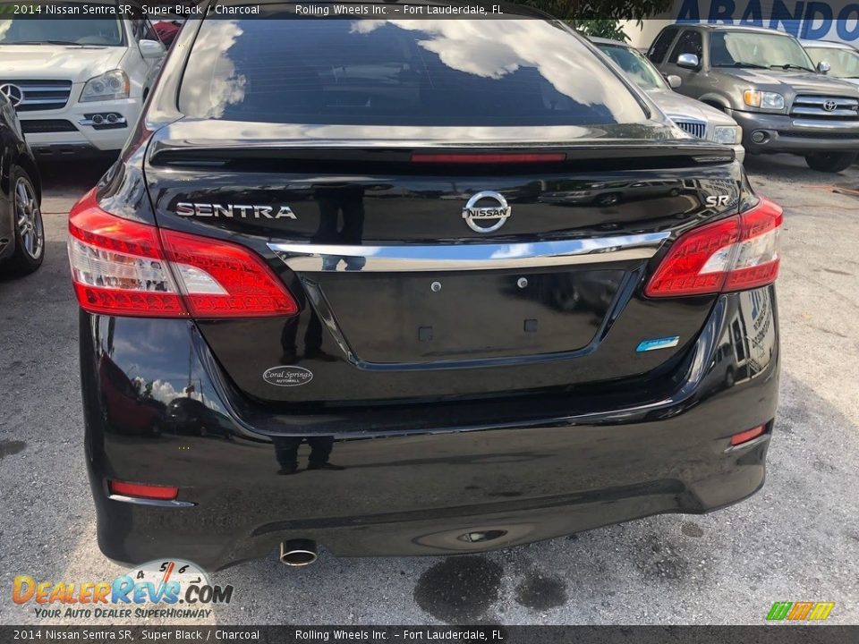 2014 Nissan Sentra SR Super Black / Charcoal Photo #2