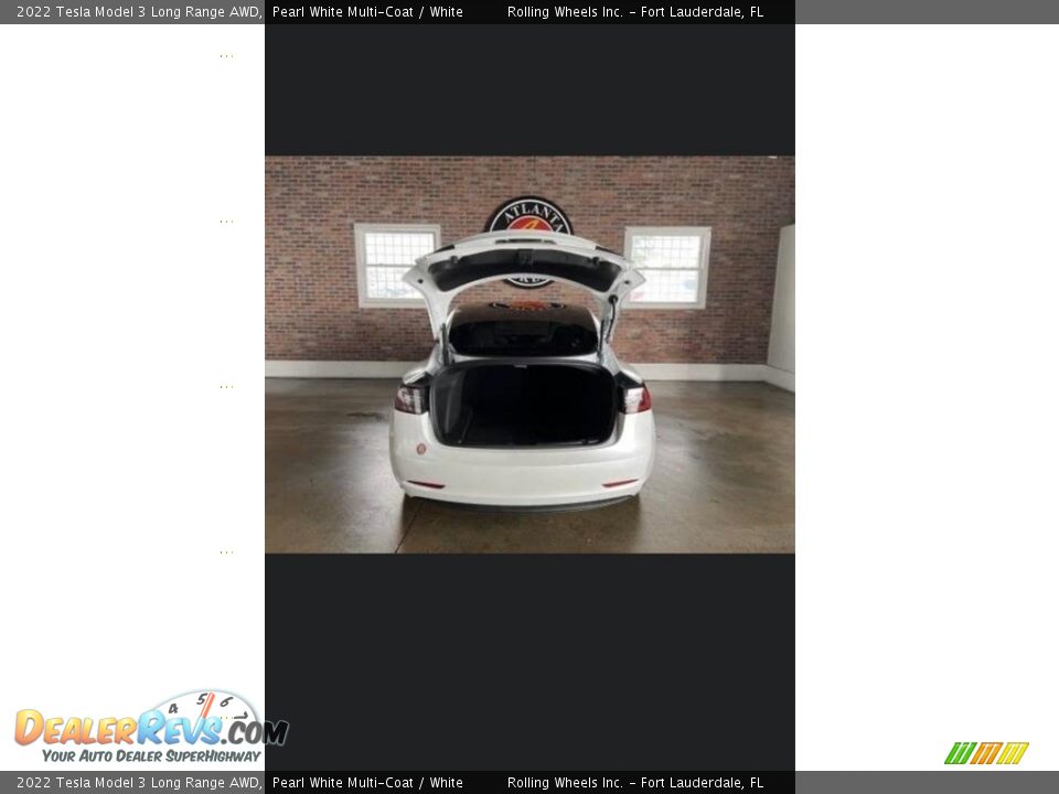 2022 Tesla Model 3 Long Range AWD Pearl White Multi-Coat / White Photo #4
