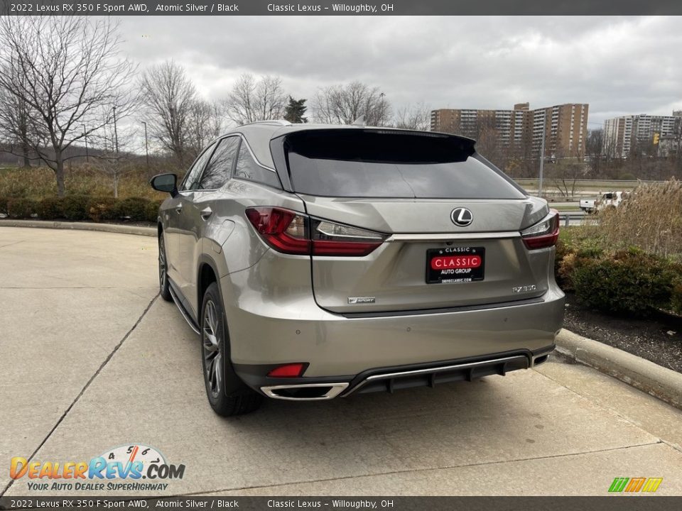 2022 Lexus RX 350 F Sport AWD Atomic Silver / Black Photo #4