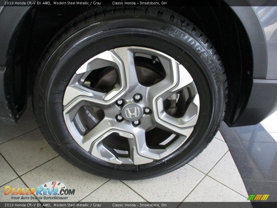 2019 Honda CR-V EX AWD Modern Steel Metallic / Gray Photo #5