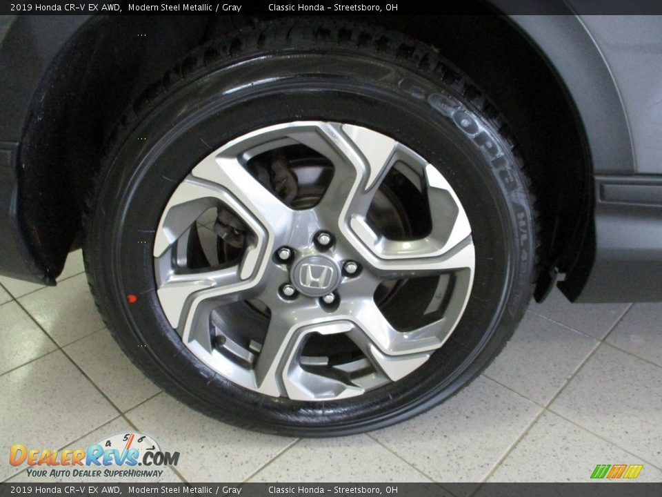 2019 Honda CR-V EX AWD Modern Steel Metallic / Gray Photo #6