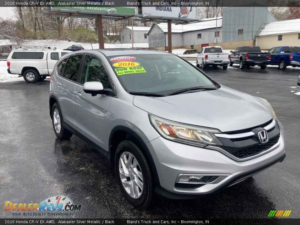 2016 Honda CR-V EX AWD Alabaster Silver Metallic / Black Photo #7