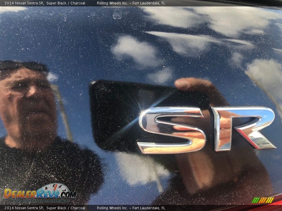 2014 Nissan Sentra SR Super Black / Charcoal Photo #7
