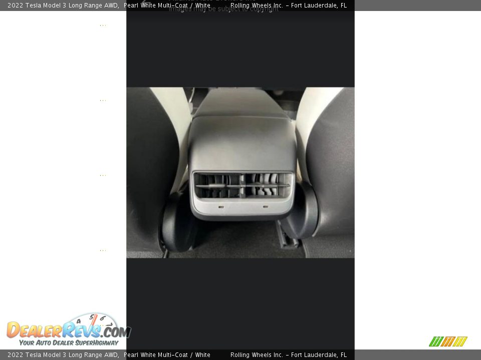 2022 Tesla Model 3 Long Range AWD Pearl White Multi-Coat / White Photo #12