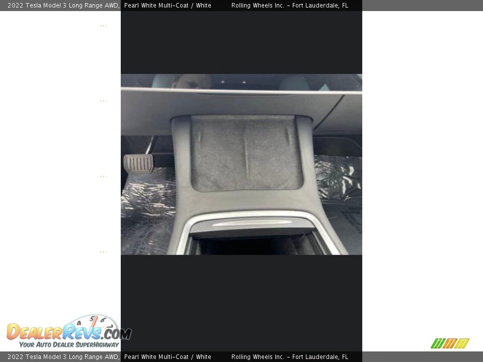 2022 Tesla Model 3 Long Range AWD Pearl White Multi-Coat / White Photo #13