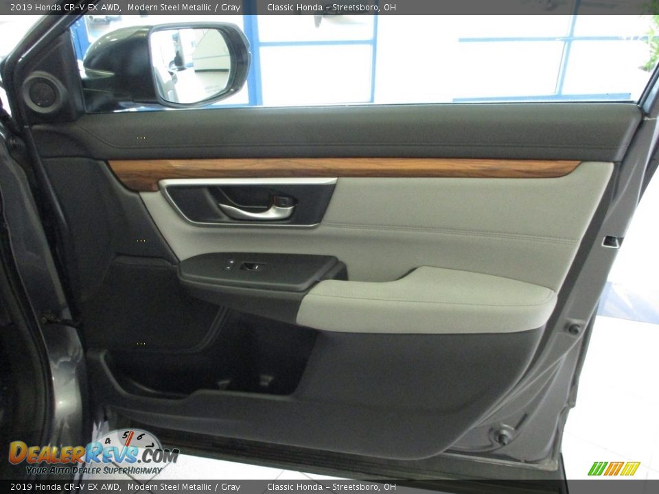 2019 Honda CR-V EX AWD Modern Steel Metallic / Gray Photo #14